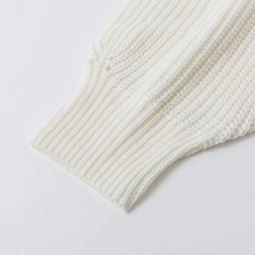 Knit Button Front V-neck Cardigan - Picture 11 of 16